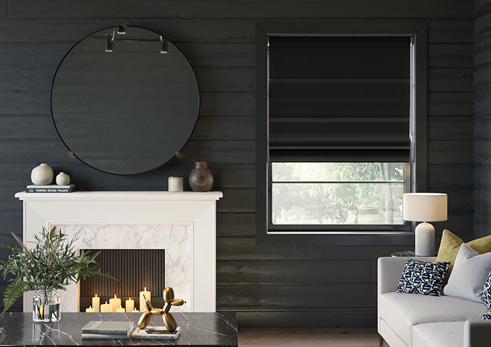 Vienna, Licorice - Twist&Fit Roman Blind - Image 3